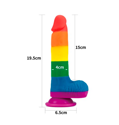 Dildo Orgullo Pride 19cm LOVETOY -1