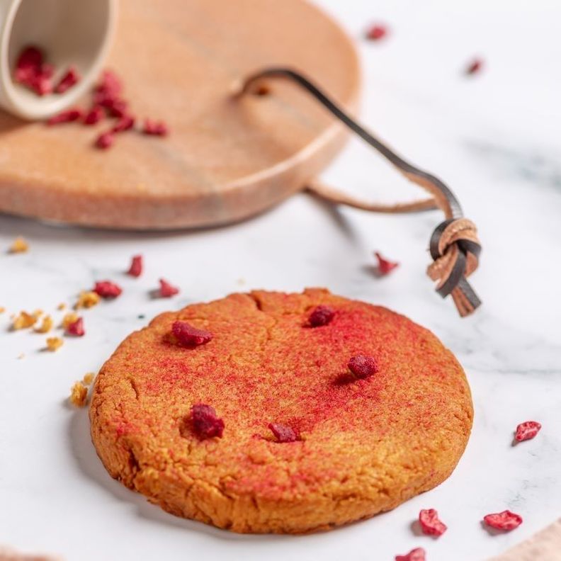 Galletón de Frambuesa sin Azúcar Keto, 1 Un, Marca Tremus-0