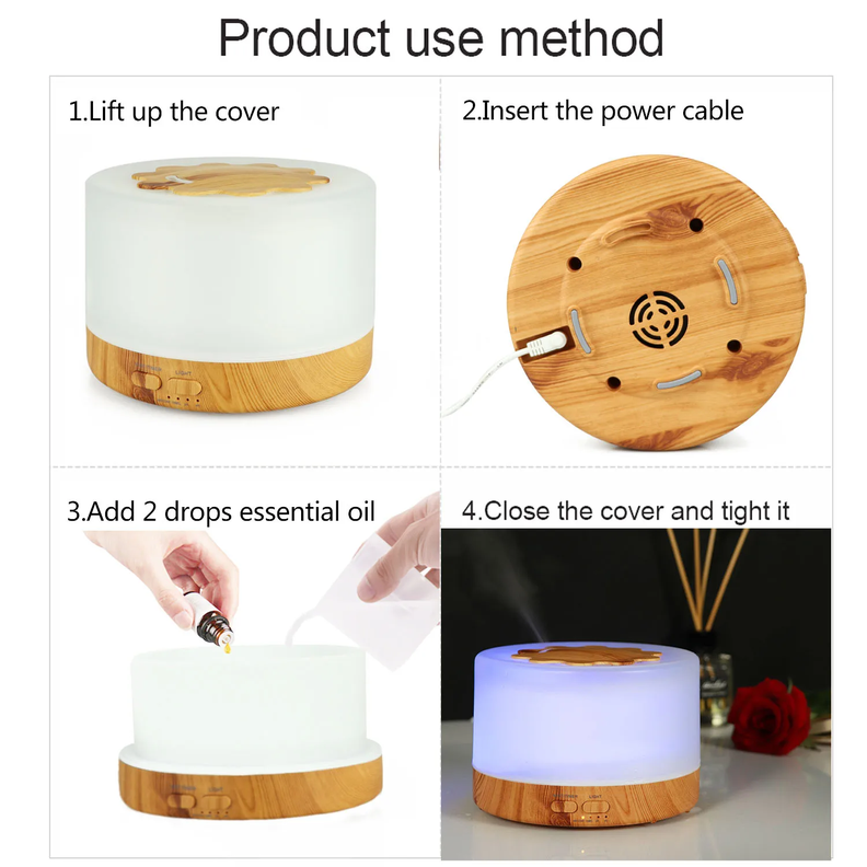 Humidificador Difusor Ultrasonico Aceites Esenciales Aromas-1