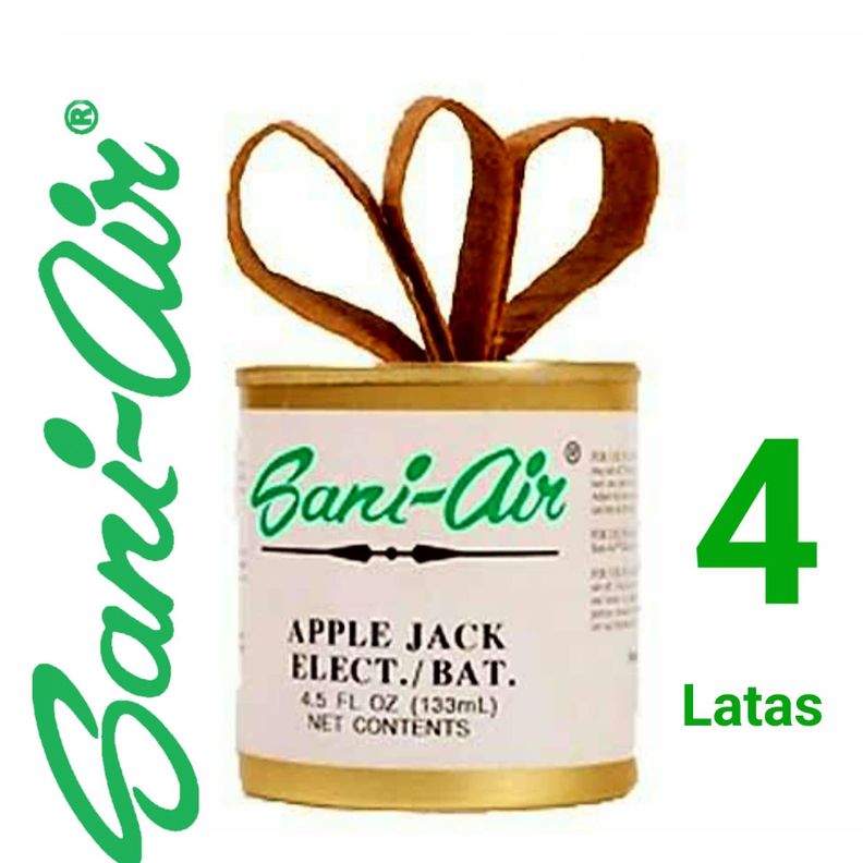 4 latas Sani Air Aromaticas Ambientales originales-1