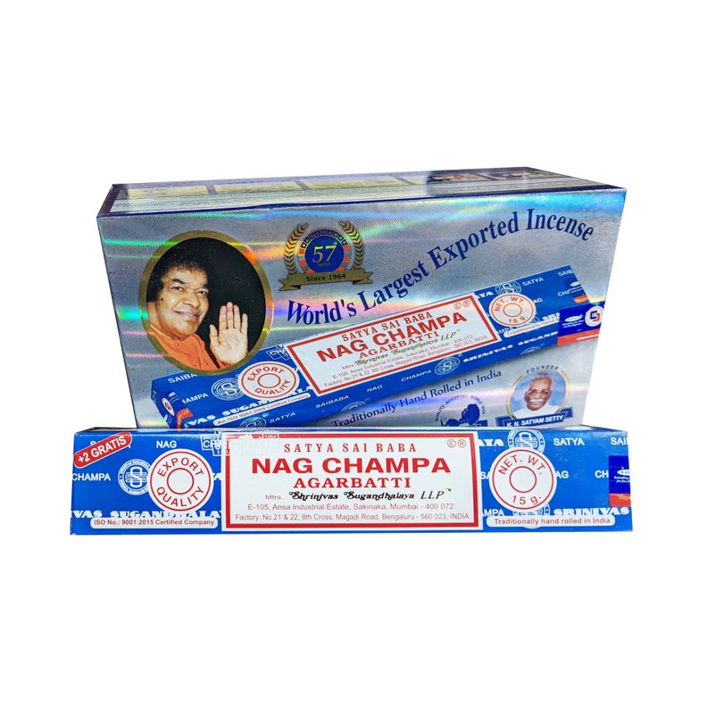 Incienso Satya Nag Champa Azul -0