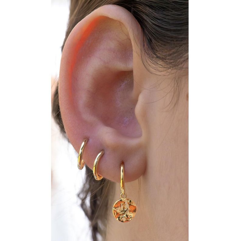 Argollas Earth Gold - Azul Zafira-4