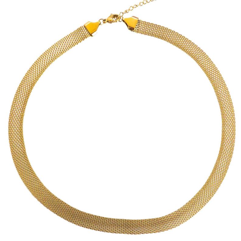 Choker Kayán Gold para mujer - Azul Zafira-0