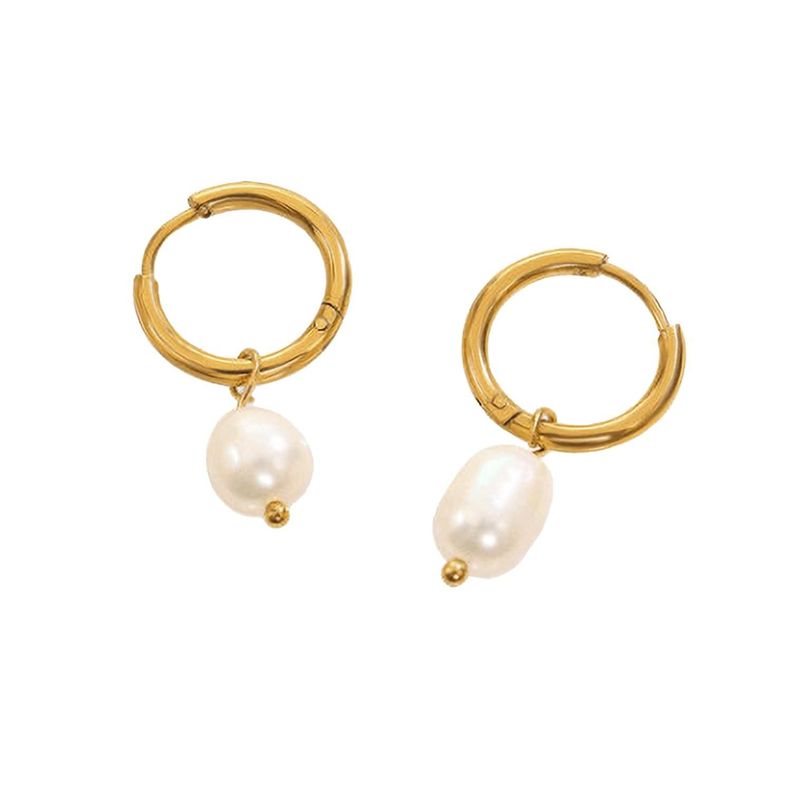 Argollas Perla para mujer - Azul Zafira-0