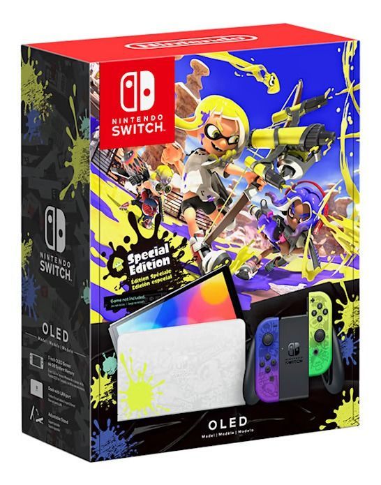 Consola Nintendo Switch Oled Splatoon 3 Edition - Sniper Nintendo