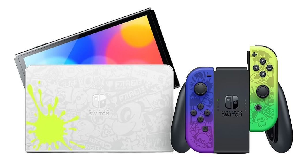 Consola Nintendo Switch Oled Splatoon 3 Edition - Sniper Nintendo