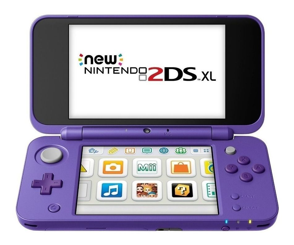 Nintendo New 2ds Xl Purple Silver + Mario Kart 7 - Sniper Nintendo