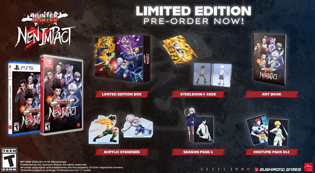Hunter X Hunter Nen Impact Edicion Limitada Switch
