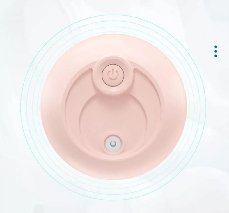 Difusor Humidificador Aire Ambiente Color Rosado luz led-1