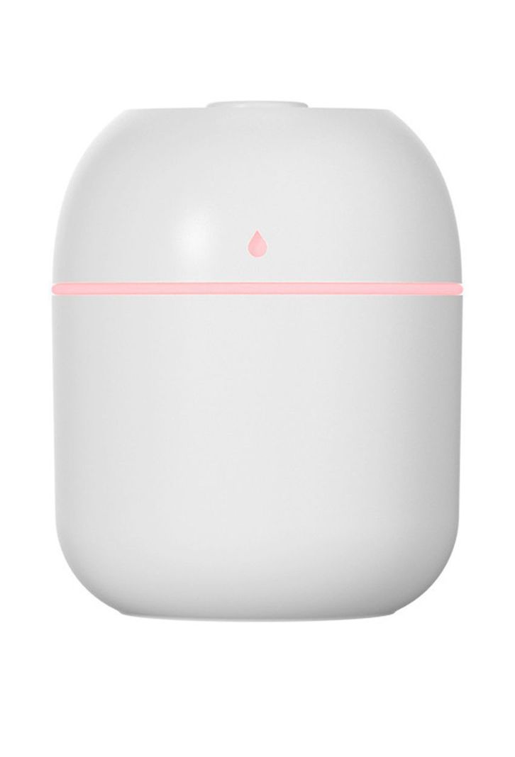 Difusor Humidificador Aire Ambiente Color Blanco luz led-0