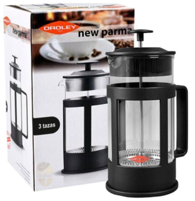 Cafetera Prensa Francesa Oroley New Parma 3 Tazas (350ml)-0
