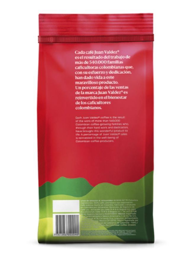 Café Juan Valdez 250 Gr Cumbre Fuerte Grano Molido-2