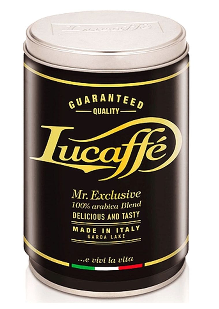 Cafe Lucaffe Mr Exclusive Grano Molido 250 Gr (100% Arábica)-0