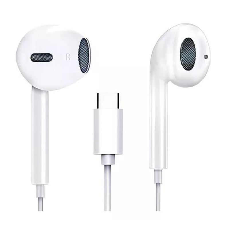 Audífonos Genérico Tipo C 1m Blanco-0