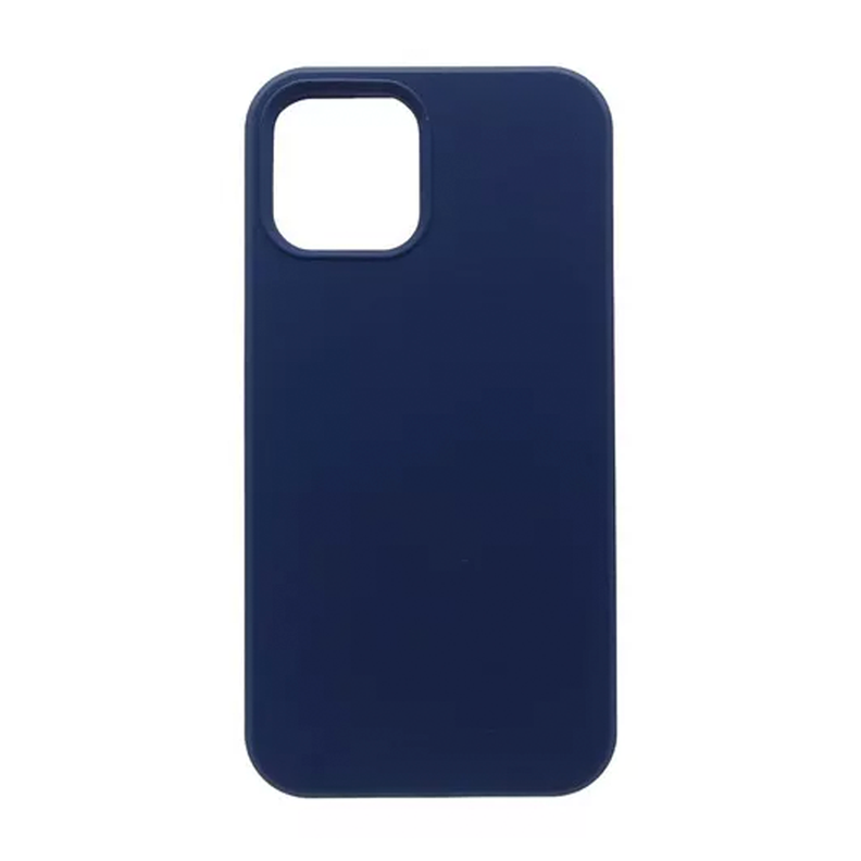 Carcasa Silicona iPhone 12 y 12 Pro Azul-0