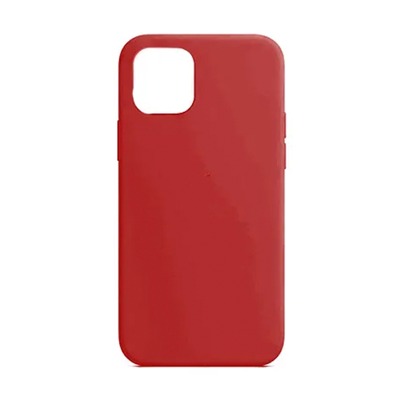 Carcasa Silicona iPhone 11 Rojo-0