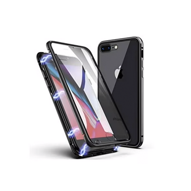 Carcasa Magnetica Genérico iPhone 7 Plus / 8 Plus Negro-0