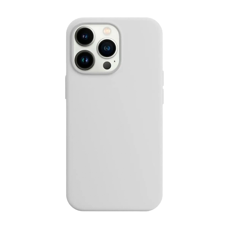 Carcasa Silicona iPhone 14 Pro Max Blanco-0