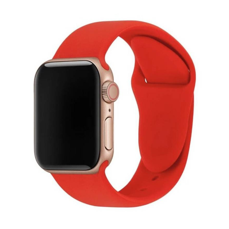 Correa Genérico Apple Watch 38mm Rojo-0