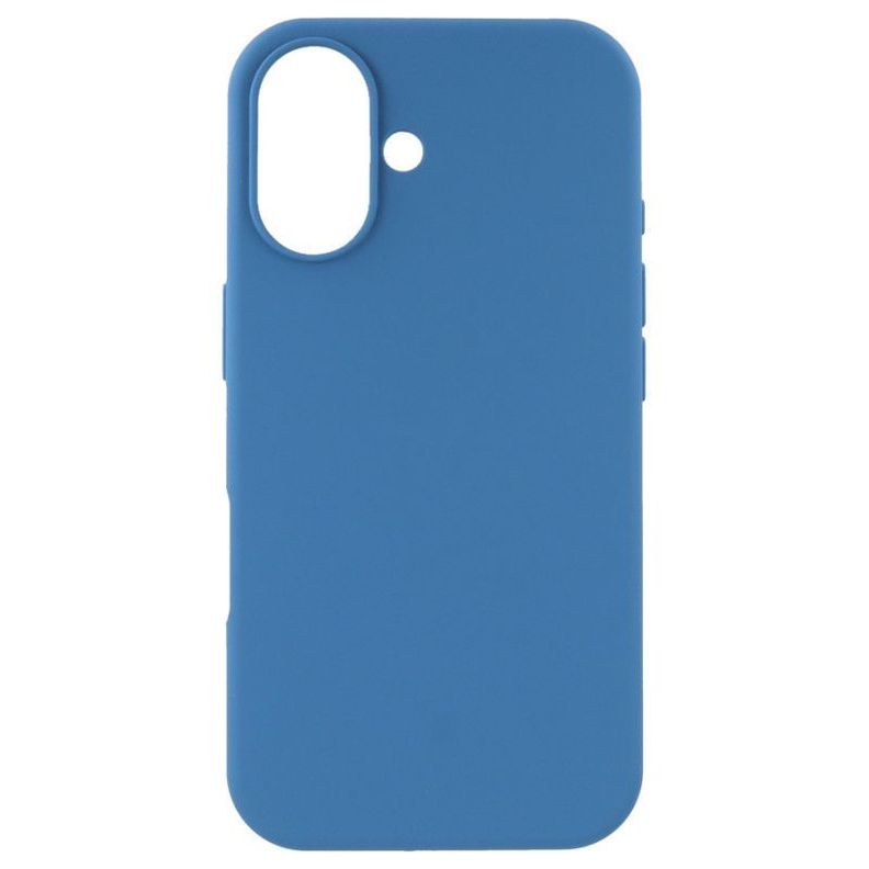 Carcasa Silicona iPhone 16 Celeste