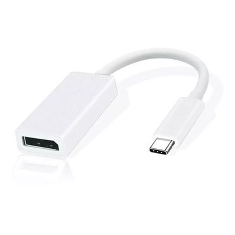 Cable Genérico Tipo C a HDMI Blanco-0