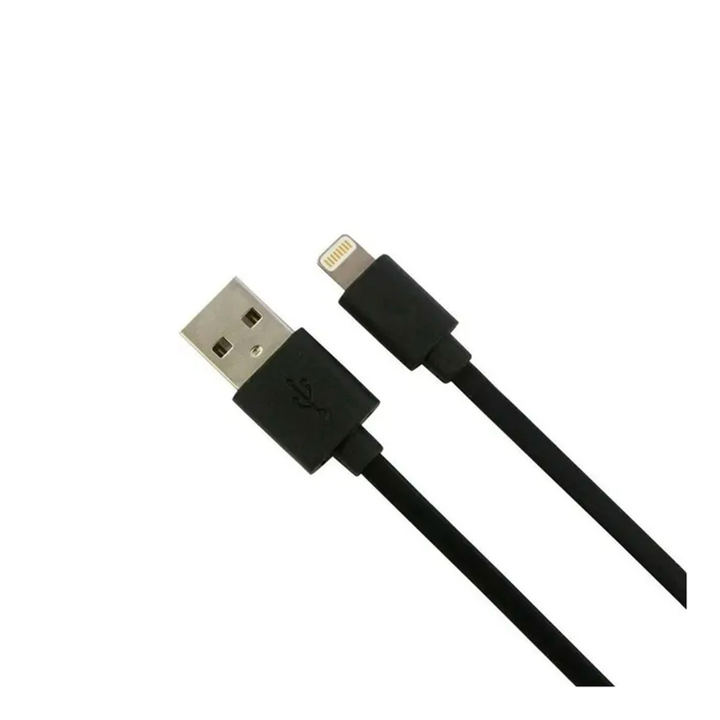 Cable Lightning 2 metros Negro