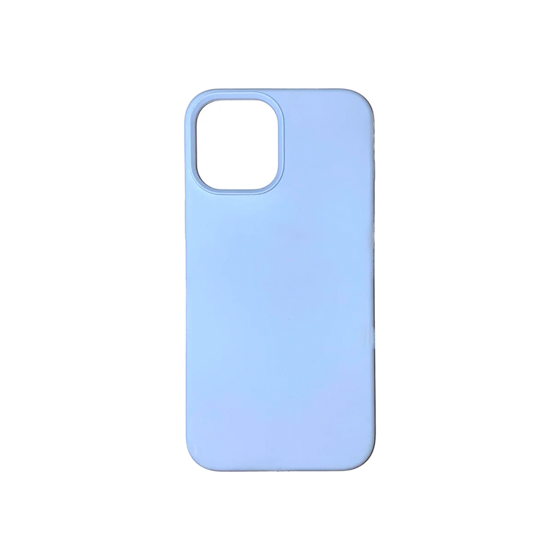 Carcasa Silicona iPhone 12 Pro Max Celeste-0