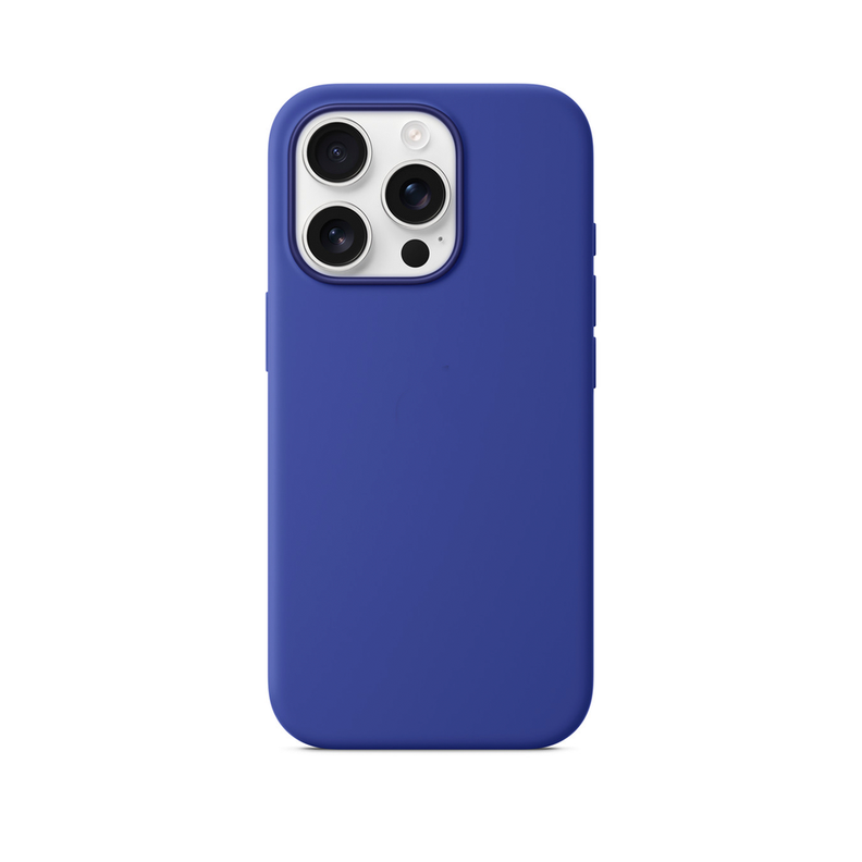 Carcasa Silicona iPhone 16 Pro Max Azul-0