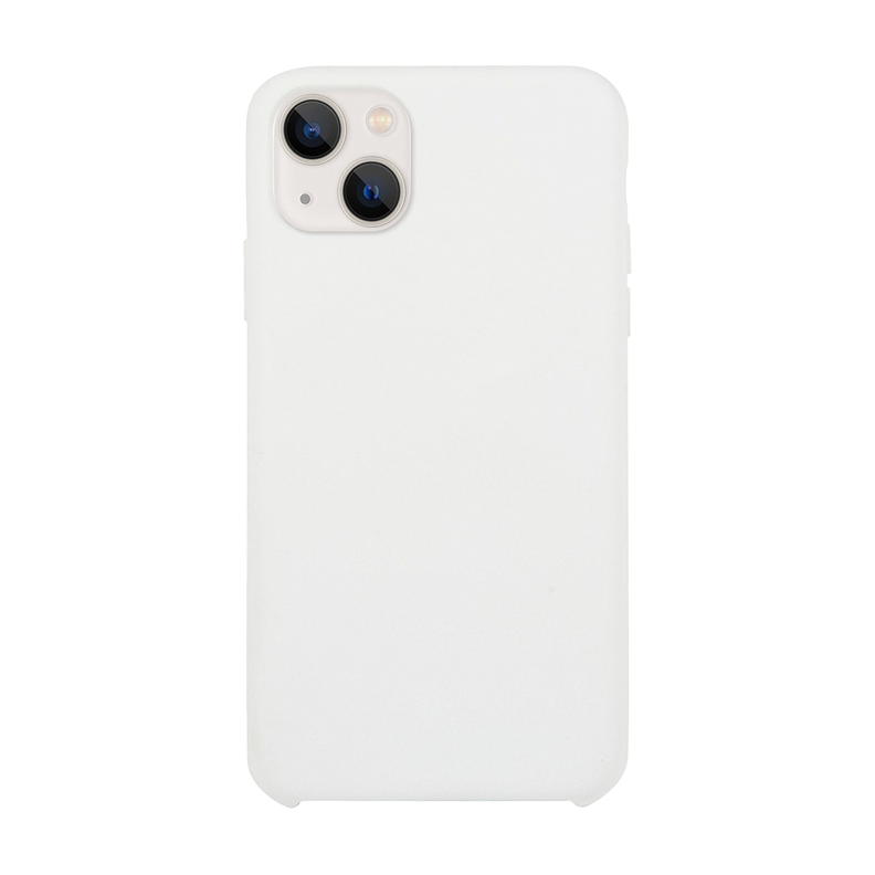 Carcasa Silicona iPhone 15 Plus Blanco-0