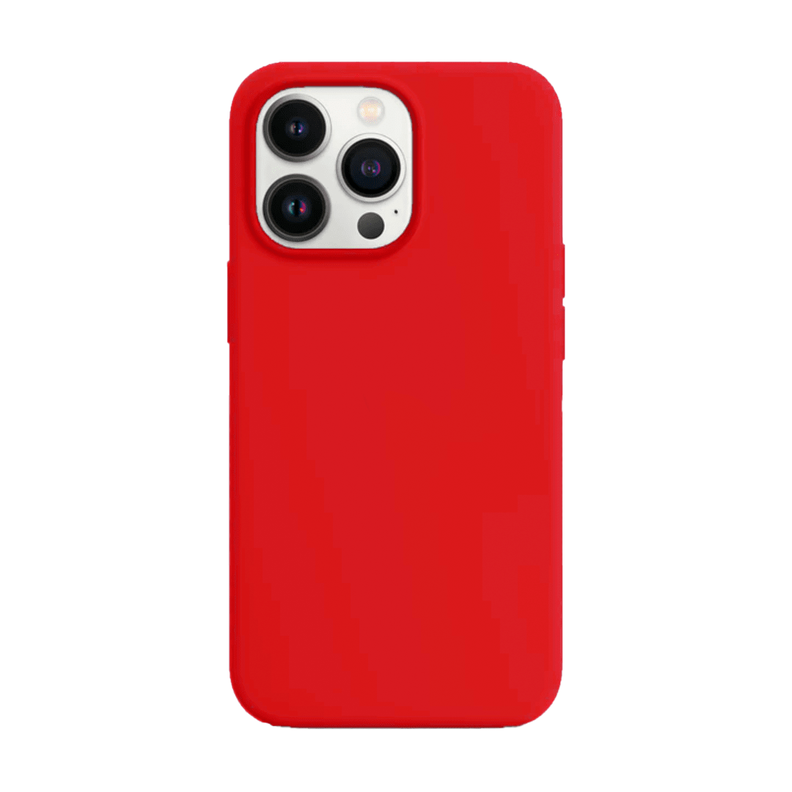 Carcasa Silicona iPhone 15 Pro Rojo