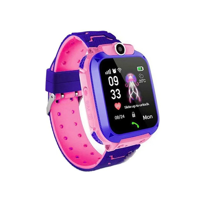 Reloj inteligente para niños Q12 Rosado-0