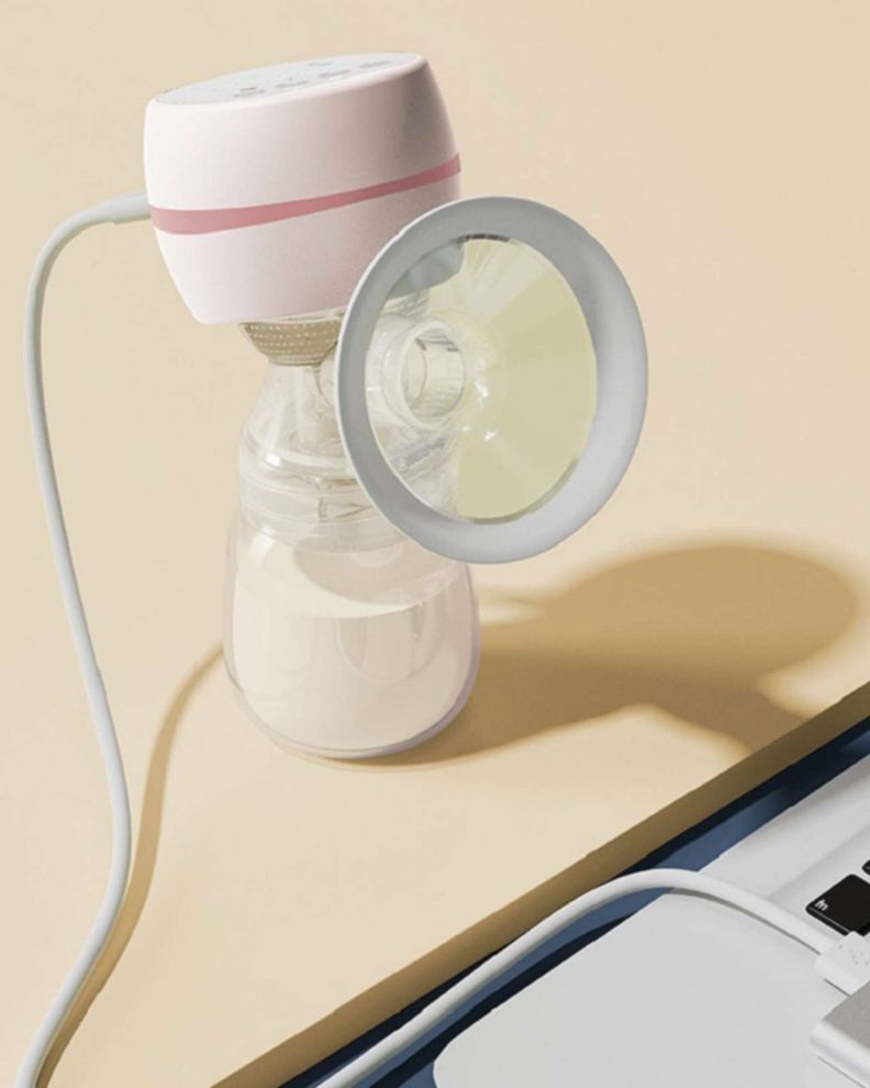 Extractor leche elétrica inalámbrico rosa