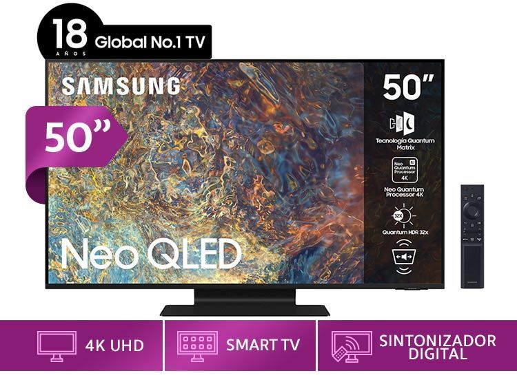 Smart TV Samsung Neo QLED 50" QN90D Series-1