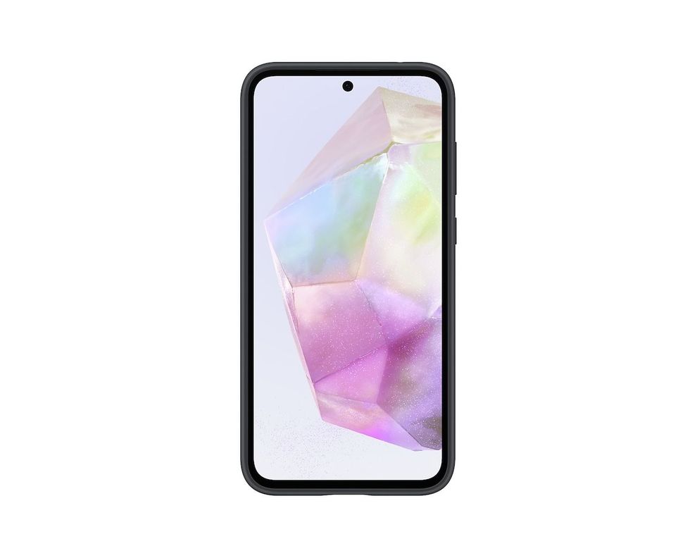 Funda Silicone Samsung Galaxy A35 Negro-1