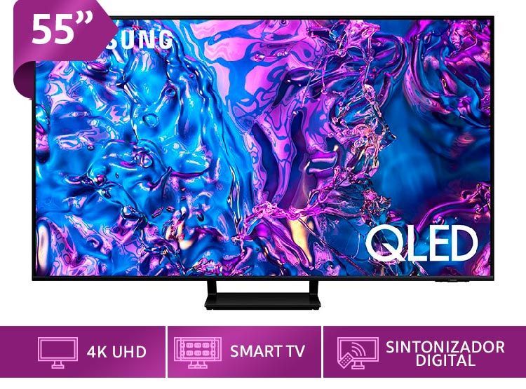 Smart TV Samsung QLED 55" Q70 Series-1