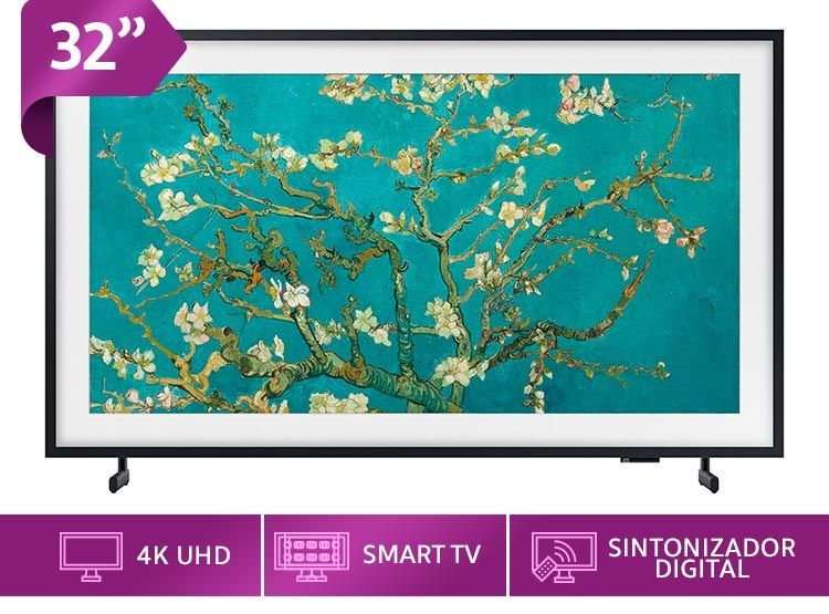 Smart TV Samsung 32'' The Frame LS03C - QN32LS03CBGXZS-2