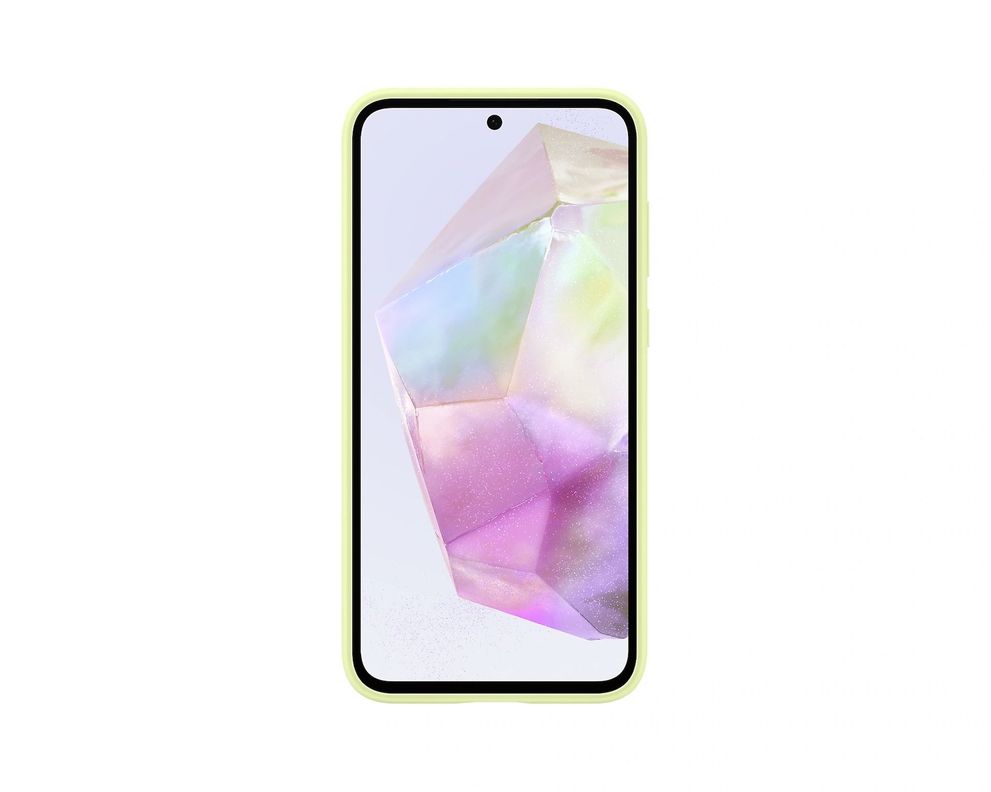 Funda de Silicona para Galaxy A35 5G Verde-1