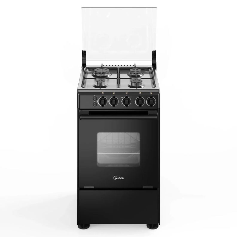 Cocina a gas Midea 4 quemadores MCG-4QSG20NSBK-3