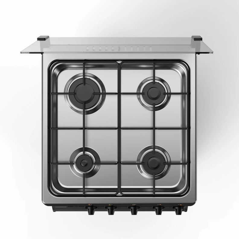 Cocina a gas Midea 4 quemadores MCG-4QSG20NSBK-4
