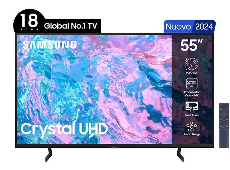 Smart TV Samsung 55'' UHD 4K CU7090-0