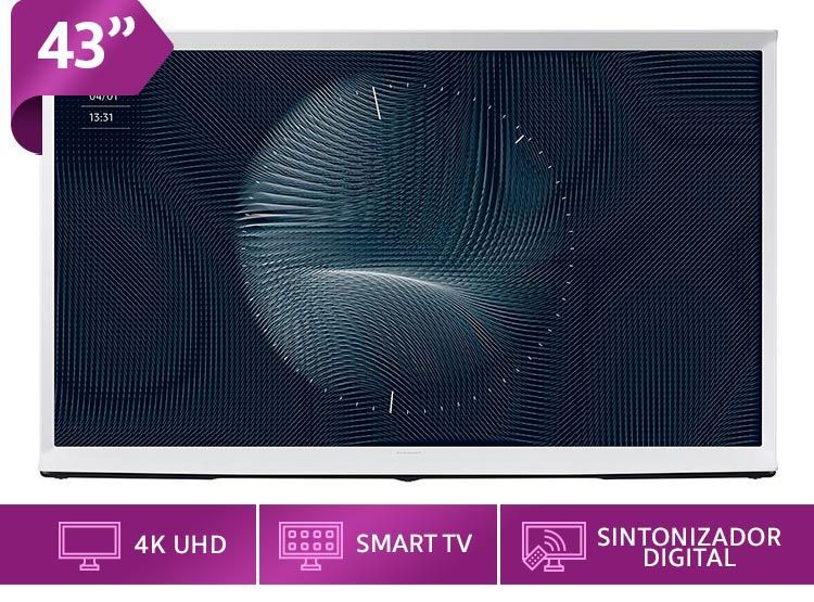 Smart tv Samsung QLED UHD 4K 43"  The Serif-1