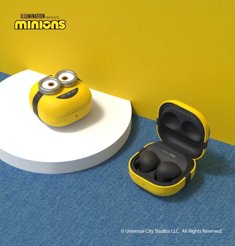 Funda Eco Galaxy Buds2 Pro Minions Amarillo-4