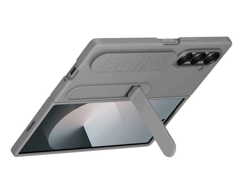Funda de Silicona para Galaxy S21 FE Gris-4