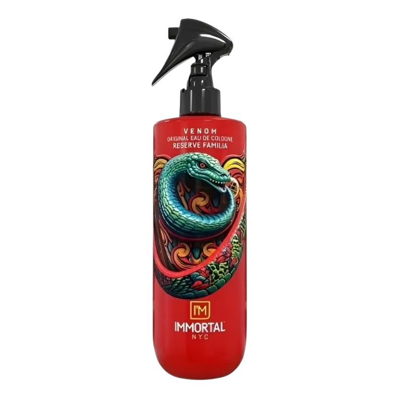 Aftershave Original Venom Reserve Colonia Immortal 500 Ml Negro