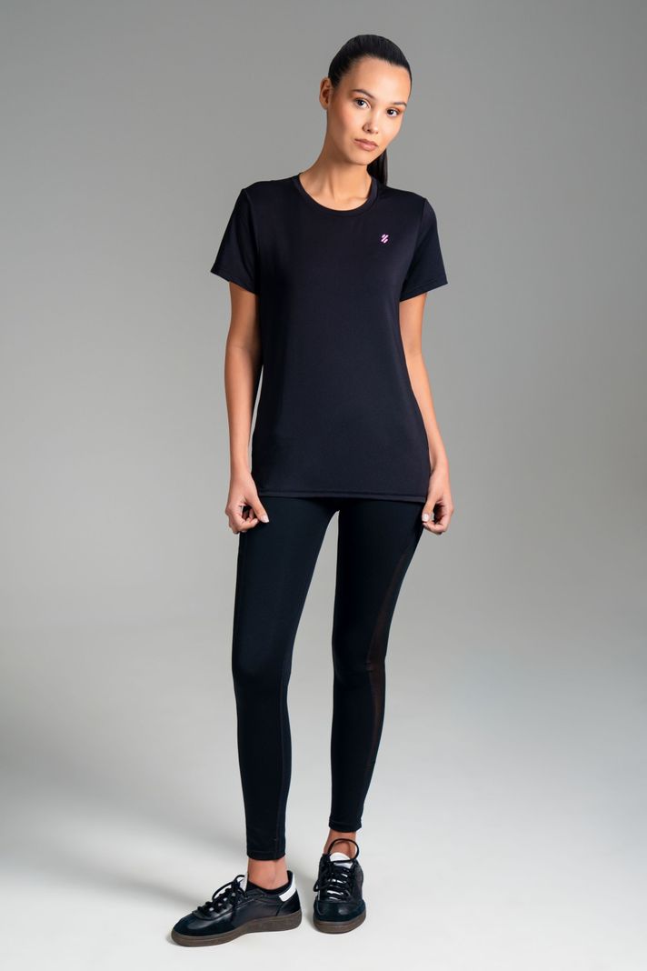 Ultimate Polera MC Sport Mujer Black-2