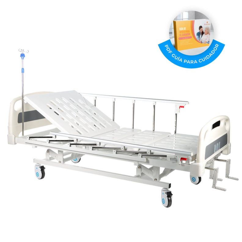 Cama Clínica Manual 3 Posiciones Pro - Gris-0
