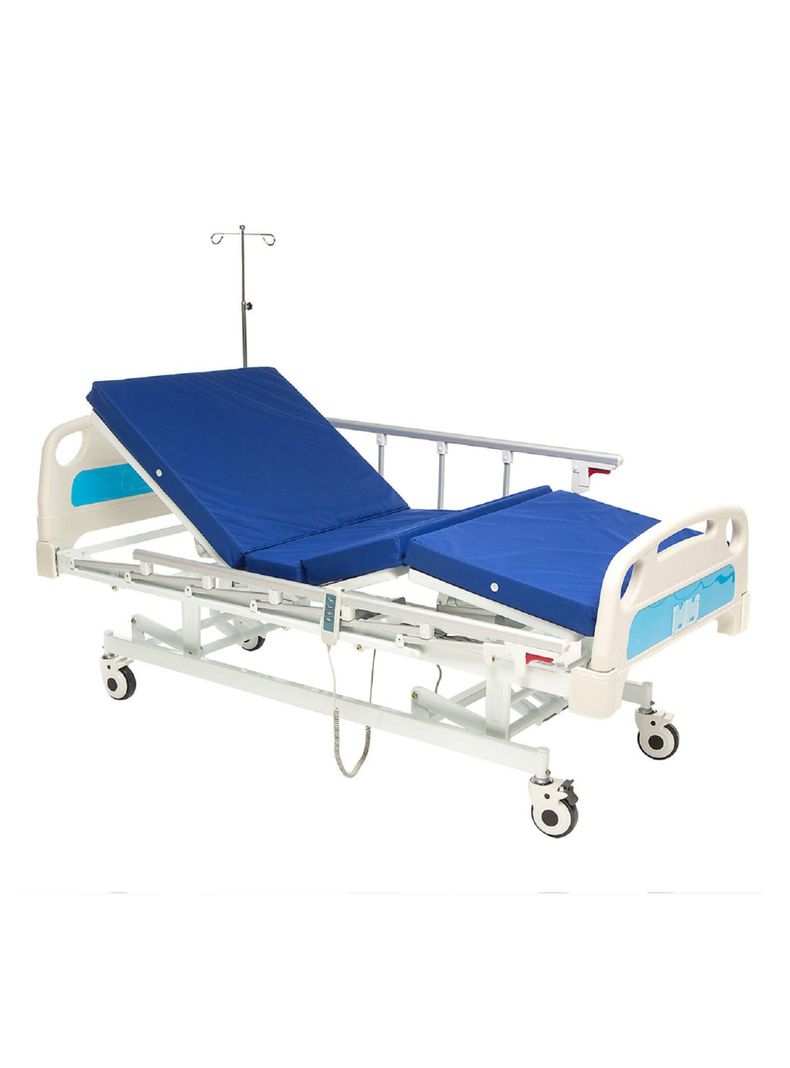 Cama Clínica Manual 2 Posiciones Baño + Colchón Orificio + Antiescaras