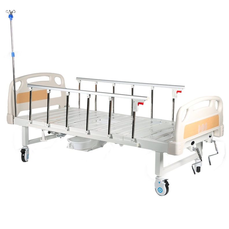 Cama Clínica Manual 2 Posiciones con Baño - Naranjo-1