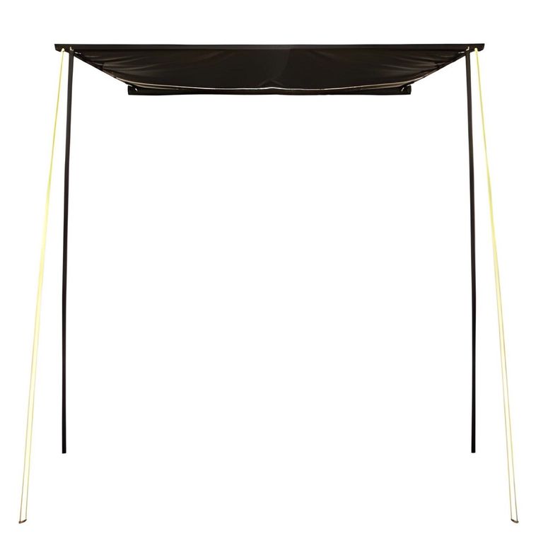 Toldo Lateral Retractil Camping 2x2 Negro-2