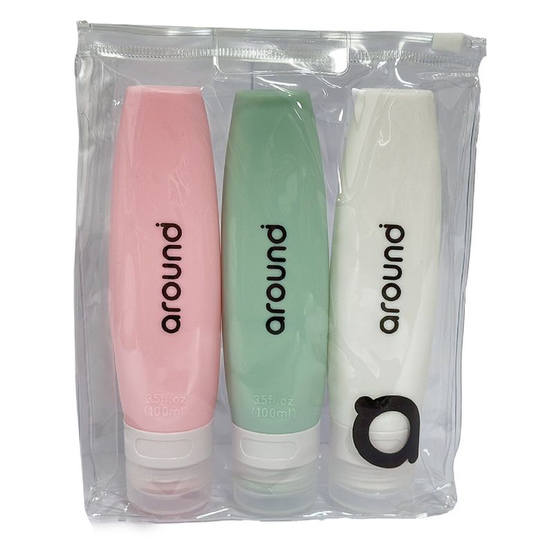 Kit de Botellas de Silicona para viajes-1